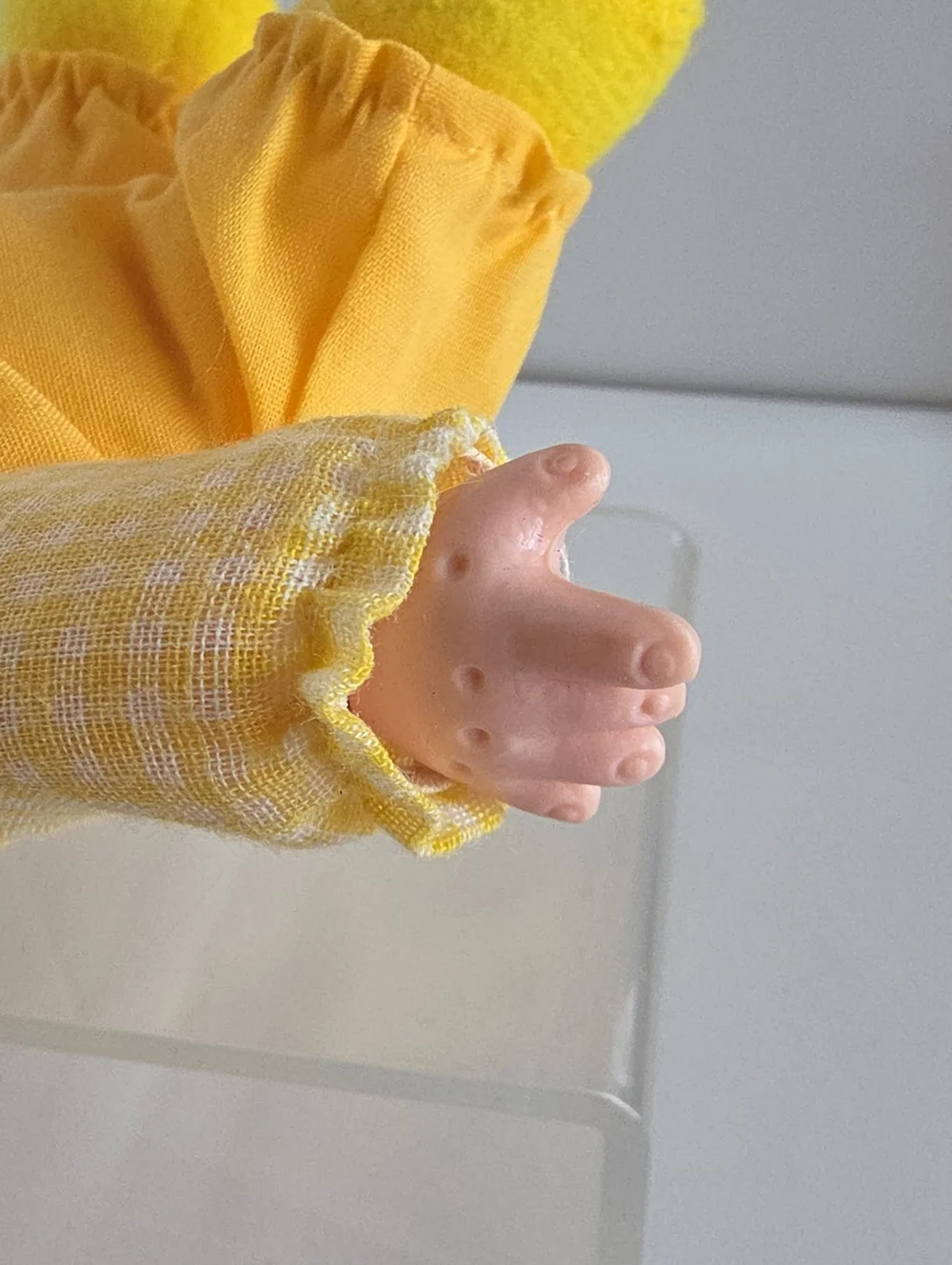 Vintage 1990's Soft Body Collectible Doll With Bunny Ears 6”
